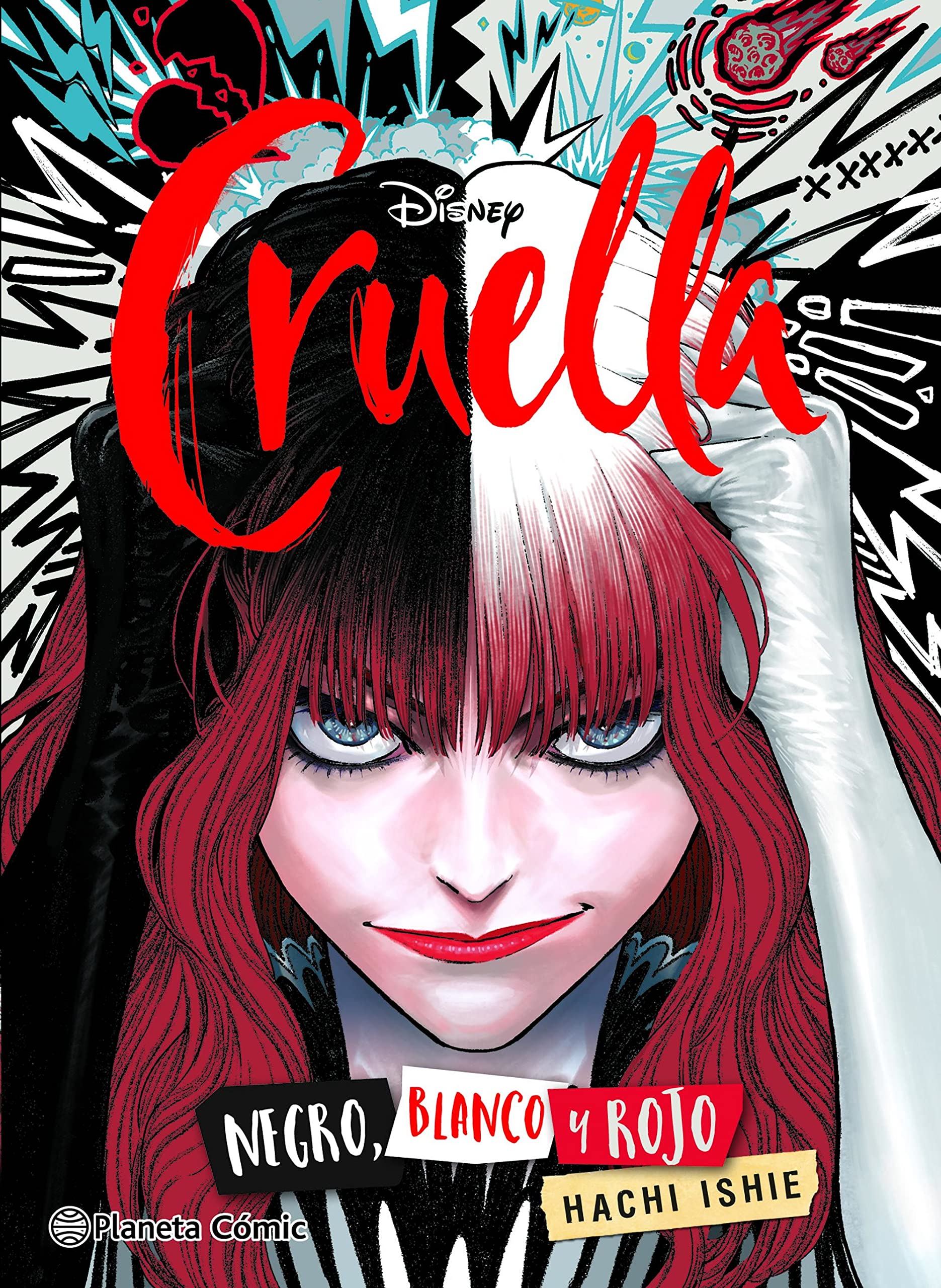 Cruella: Negro, Blanco y Rojo